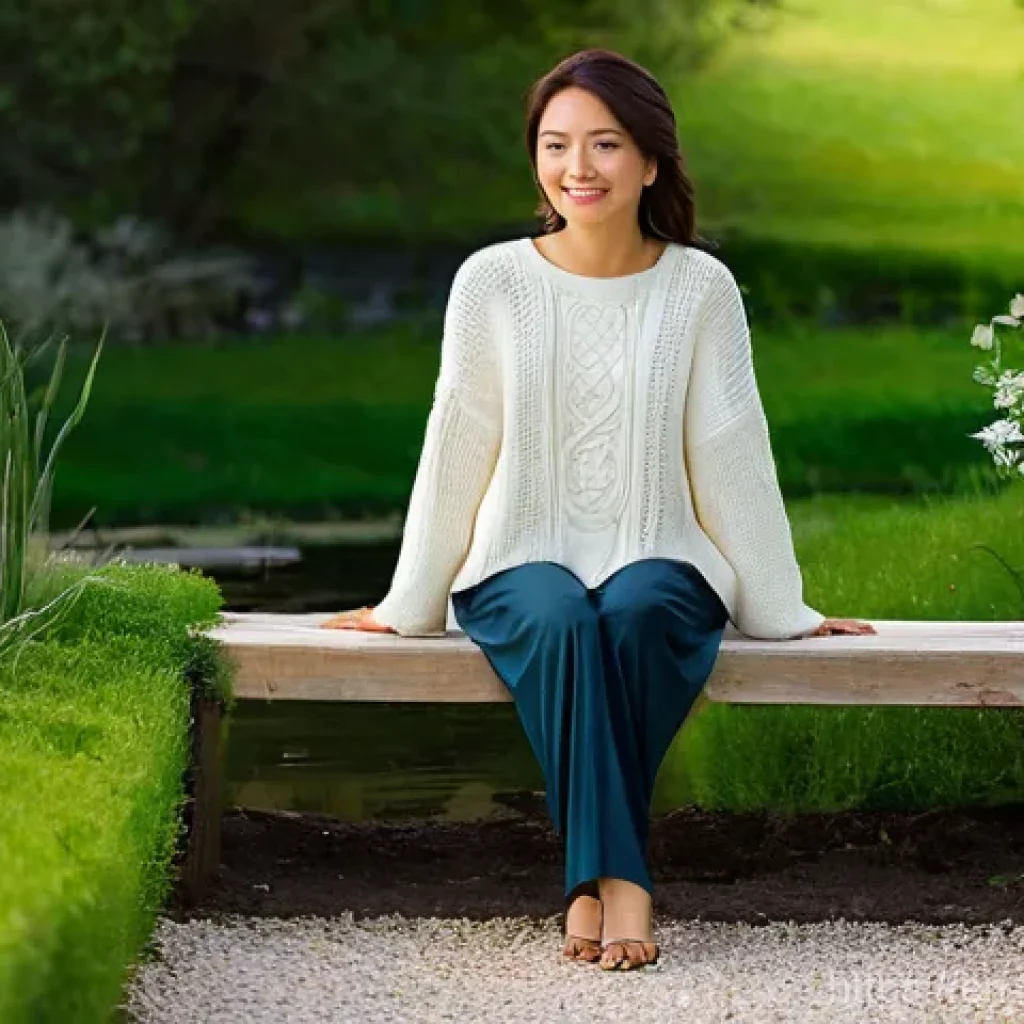 행복한 마음의 진정성 - **Prompt 1: Embracing Inner Peace and Authenticity**
    A serene portrait of an individual, approxi...
