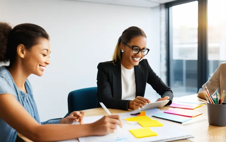 행복한 사람들의 성취 동기 - **Prompt:** A vibrant, sunlit image of a young professional, perhaps in their late 20s or early 30s,...