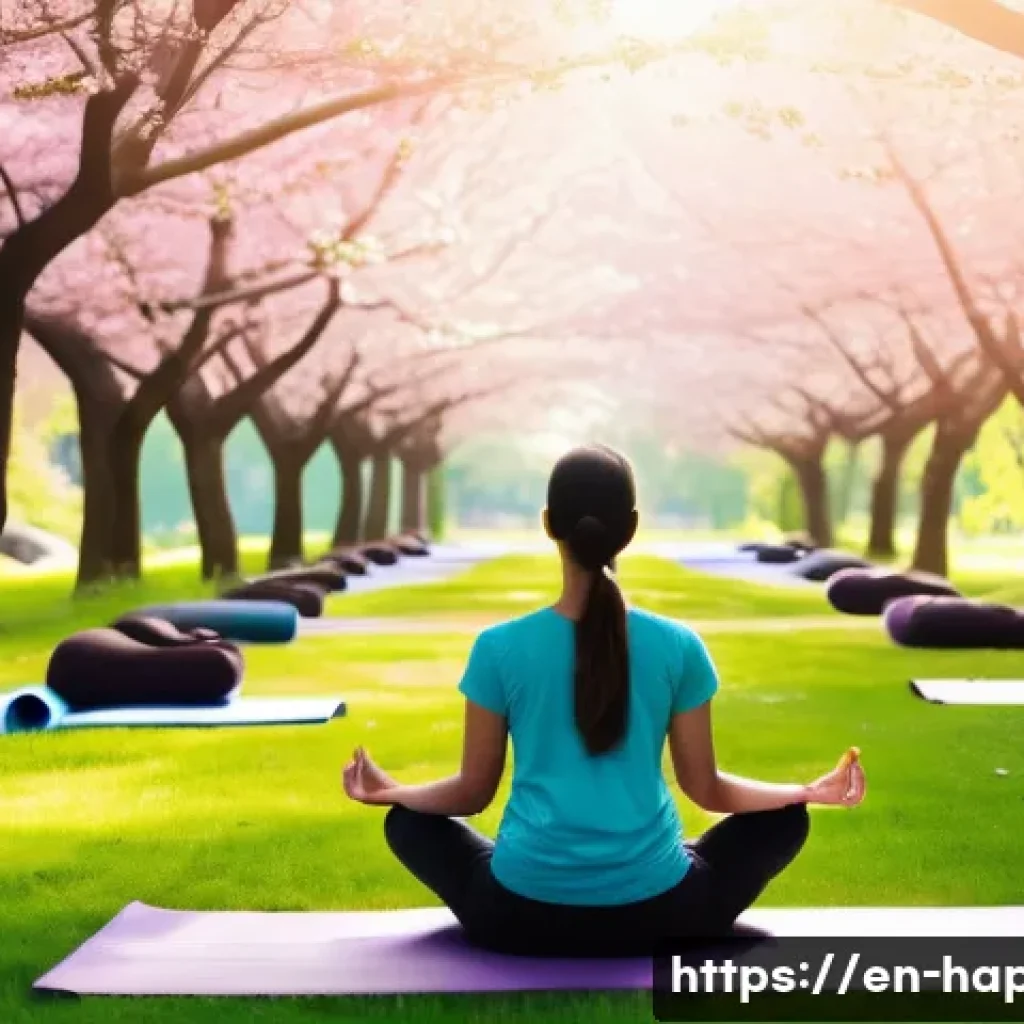 행복의 심리학 - A cozy, sunlit living room filled with lush green plants and natural light streaming through large w...