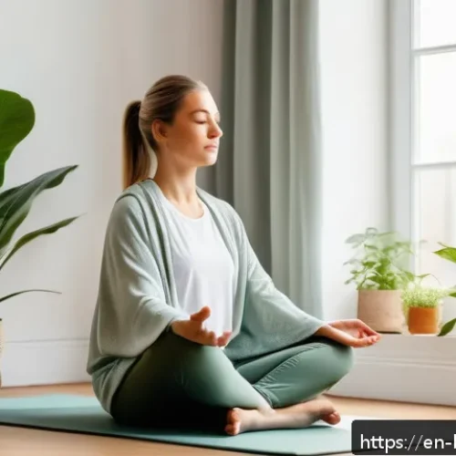 Home 30 행복한 하루 시작하기 - A serene morning scene in a bright, minimalist bedroom with large windows letting in soft natural su...